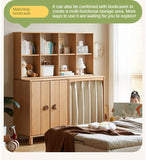 Beech, Rubber Solid Wood Kids Wardrobe