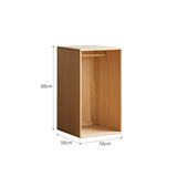 Beech, Rubber Solid Wood Kids Wardrobe