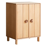 Beech, Rubber Solid Wood Kids Wardrobe