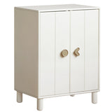 Beech, Rubber Solid Wood Kids Wardrobe