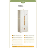 Solid Rubberwood, Beech Solid Wood Kids Wardrobe