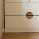 Solid Rubberwood, Beech Solid Wood Kids Wardrobe