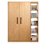 Oak Solid Wood Kids Wardrobe
