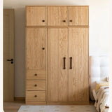 Oak Solid Wood Kids Wardrobe