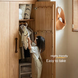 Oak Solid Wood Kids Wardrobe