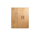 Oak Solid Wood Kids Wardrobe