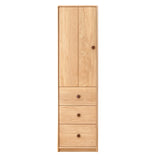 Oak Solid Wood Kids Wardrobe