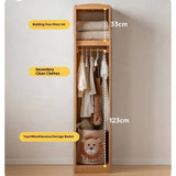 Birch Solid Wood Kids Wardrobe