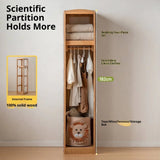 Birch Solid Wood Kids Wardrobe