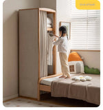 Birch Solid Wood Kids Wardrobe