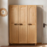 Oak Solid Wood Children's Wardrobe