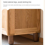 Oak Solid Wood Children's Wardrobe