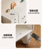 Solid Rubberwood Children's Wardrobe Combination