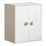 Solid Rubberwood Children's Wardrobe Combination
