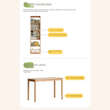 Oak Solid Wood Children's Wardrobe -