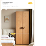 Oak Solid Wood Children's Wardrobe -