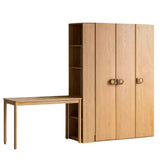 Oak Solid Wood Children's Wardrobe -