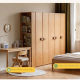 Oak Solid Wood Children's Wardrobe -