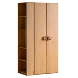 Oak Solid Wood Children's Wardrobe -
