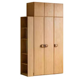 Oak Solid Wood Children's Wardrobe -