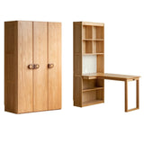 Oak Solid Wood Children's Wardrobe -