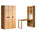 Oak Solid Wood Children's Wardrobe -
