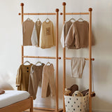 Beech Solid Wood Kids Bedroom Hanger