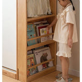 Oak Solid Wood Modern Kids Wardrobe