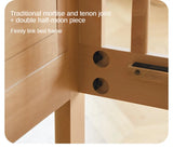 Beech Solid Wood Mother and Child Trolley Bunk Bed