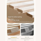 Beech Solid Wood Mother and Child Trolley Bunk Bed