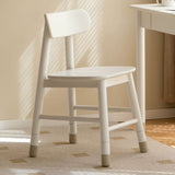 Oak, Birch Solid Wood Lift Kid's Chair White.