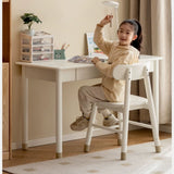 Oak, Birch Solid Wood Lift Kid's Chair White.