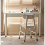 Oak, Birch Solid Wood Lift Kid's Chair White.