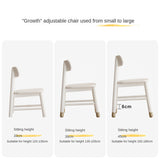 Oak, Birch Solid Wood Lift Kid's Chair White.