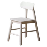 Oak, Birch Solid Wood Lift Kid's Chair White.