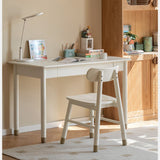 Oak, Birch Solid Wood Lift Kid's Chair White.