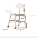 Oak, Birch Solid Wood Lift Kid's Chair White.