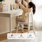Oak, Birch Solid Wood Lift Kid's Chair White.