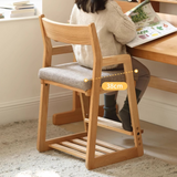 Beech, Oak Solid Wood Lift Children's Chair.