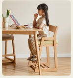 Beech, Oak Solid Wood Lift Children's Chair.