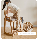 Beech, Oak Solid Wood Lift Children's Chair.
