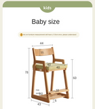 Beech, Oak Solid Wood Lift Children's Chair.