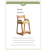Beech, Oak Solid Wood Lift Children's Chair.