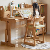 Beech, Oak Solid Wood Lift Children's Chair.