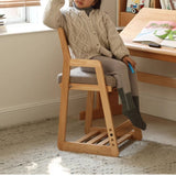 Beech, Oak Solid Wood Lift Children's Chair.