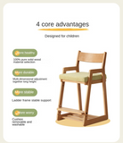 Beech, Oak Solid Wood Lift Children's Chair.
