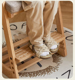 Beech, Oak Solid Wood Lift Children's Chair.