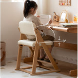 Beech Solid Wood Lift Learning Chair.