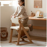 Beech Solid Wood Lift Learning Chair.