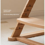 Beech Solid Wood Lift Learning Chair.